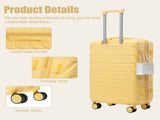 28 Inch ABS Hard Shell Large Travel Checked Luggage - Scratch Resistant Surface Four W2787P437261