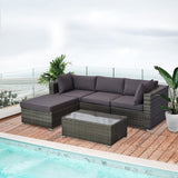 Pieces Patio Furniture Set 19610290