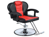 Classic Reclining barber Chair Salon Chair for Hair Stylist with Heavy Duty Hydraulic Pump, 360&deg 96832747