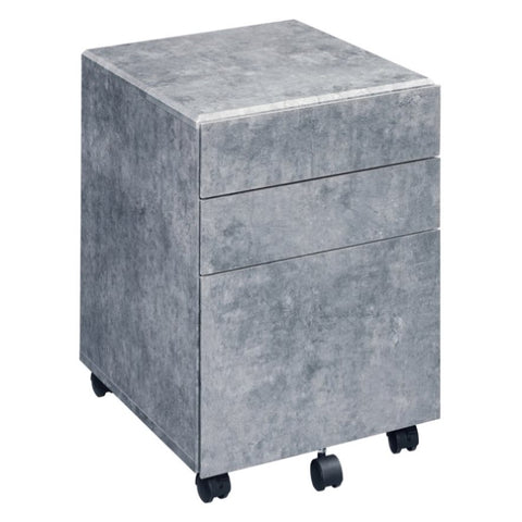 ZUN Silver 3-drawer File Cabinet B062P184519