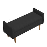 Teddy velvet storage stool, ,with storage space, suitable for apartments, living rooms and W487P205943