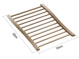 Hemlock round stick Sauna backrest 42506751