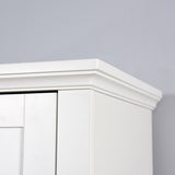 ZUN Bathroom Floor Storage Cabinet with 2 Doors Living Room Wooden Cabinet with 6 Shelves 15.75 11.81 14167354