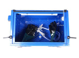 Bench Top Portable Sand Blaster Cabinet Kit 25gallon,sanblasting cabinet 80psi W46541341