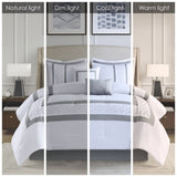 Queen 8 Piece Embroidered Comforter Set B03594957