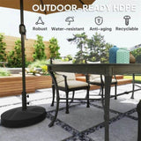 Black Heavy Duty Outdoor Umbrella Stand Base with Stand 01918130