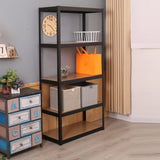 ZUN Storage Shelves - 5 Tier Adjustable Garage Storage Shelving, Heavy Duty Metal Storage Utility Rack 26453987