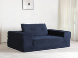 Compression Human Dog Sofa Bed for Adult & Pets,Modern Floor Couch With Pillow for Living Room 38957654