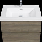 ZUN 30" Floating Bathroom Vanity with Sink, Modern Wall-Mounted Bathroom Storage Vanity Cabinet with W1573P152697