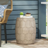 Outdoor LightWeight Concrete Side Table, 73443.00