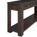 ZUN Console Table/Sofa Table with Storage Drawers and Bottom Shelf for Entryway Hallway 81278734