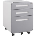 ZUN 3 Drawer Mobile File Cabinet Under Desk Office,Simple Style Versatile Storage Cabinet for W1247P145909