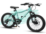 S20101 20 Inch Kids' Bike, Boys Girls Mountain Bike Ages 8-12, 7 Speed Teenager Children Kids' W2563P165474
