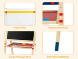 3-in-1 Kids Art Easel - Double-Sided Magnetic BoardPaper Roll, 26 Letter Magnets, Multicolor 82473868