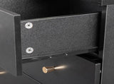 Modern Simple 5-Drawer Dresser Black 95957598