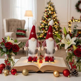 2PCS Set Christmas Gnomes 5.9x4.5x15in Holiday Decor Cute Tabletop Ornaments for Party Gifts & Home 20257806