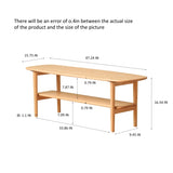 Center table Low Table 100% solid wood Top plate Desk Coffee table Width 120 x Depth 40 x Height 42 W1283P298068