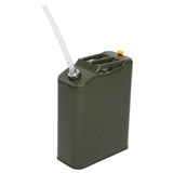 20L Standard Cold-rolled Plate Petrol Diesel Can Gasoline Bucket with Oil Pipe Army Green 86800077