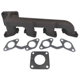 Exhaust Manifold w/Gaskets Replacement for Kubota Engine V2203 V2003 L4400DT L3940DT/GST/HST 60530984