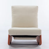 ZUN Modern Rocking Chair Recliner, Comfy Rocker Nursery Chair with Footrest, Accent Reading Chair, W1143P163506