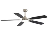 Modern 52 Inch Led Ceiling Fan 110V 6 Speed Wind 5 Blades Remote Control Reversible DC Motor W882P146293