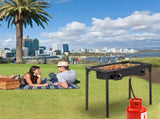 Outdoor Camp Stove High Pressure Propane Gas Cooker Portable Cast Iron Patio Cooking 01255491