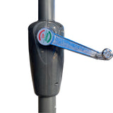 9' Outdoor Patio Aluminum Umbrella, Outdoor Table Umbrella,Market Umbrella with 8 Sturdy Ribs, UV W2911P277284