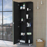 Los Angeles Linen Cabinet, Mirror, Five Shelves B128P148738