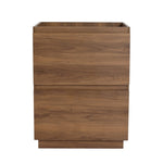 ZUN 24" Bathroom with Double drawer,Freestanding Bathroom Cabinet,Engineering Wood,Brown W1972P188244