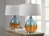 Cortina Ombre Glass Table Lamp, Set of 2 B03594978