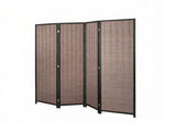 6 Ft Tall Wood Room Divider, 4-Panel Folding Freestanding Privacy Screen for Bedroom & Home Office 70160469