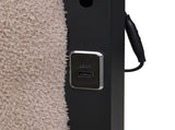 Queen Bed Frame , Upholstered headboard with Charging and Touch sensitive LED Lights, Under Bed W311P416222