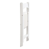 Upholstered folding chair,space saving, easy to carry, ,4PCS,Beige cushion/white shelf,Dining room W495P193649