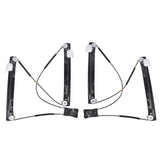 2PCS Front Left&Right Power Window Regulator C2Z31200 C2Z31201 for Jaguar XF X250 2008-2015 64652443