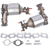 ZUN Manifold Catalytic Converters for Ford Explorer V6 3.5L 2013-2019 High Flow Cat 30584+30585 86742028