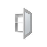 Payson Medicine Cabinet in Melamine With Included Mirror, White B128P237154