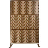Outdoor & Indoor Privacy Metal Privacy 76" H48" W, Freestanding Decorative Privacy W465P193217