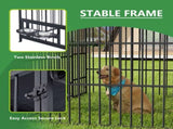 Large Dog Kennel Outdoor Pet Pens Dogs Run Enclosure Animal Hutch Metal Coop Fence with Roof W1820P321938