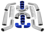 3" inch 76mm Aluminum Turbo Intercooler Piping Pipe Kit - Hose Clamps Universal 01003137