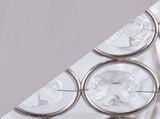 27" Contemporary Metal Table Lamp in Polished with Round Clear K9 Crystal Beads and Polished B202P224095