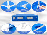 10'x20' Outdoor Party Tent with 6 Removable Sidewalls, Waterproof Canopy Patio 16384715