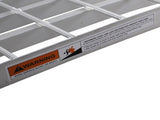 7.5ft 2pcs Heavy Duty Four-section Aluminum Arched ATV UTV Ramps Silver 48101544