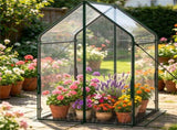 36" 36" 60" Portable Mini Greenhouse with PE Bottom Mat, 3660 Inch Clear PVC Plant Grow Tent, 87060247