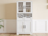 MDF Spray Paint 4 Doors 1 Pump Bathroom Cabinet White 26753430