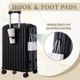 ABS Spinner Wheel Luggage, Carry on Suitcase, with Cup Holder & USB Port & Phone Holder W2787P262957