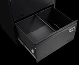 ZUN 2 Drawer Metal Lateral File Cabinet with Lock,Office Vertical Files Cabinet for Home W1247P160450