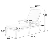 Aluminium Cast lounge chair W640P314022