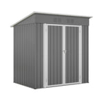 ZUN 6'x4' Outdoor Metal Storage Shed for Garden Tools Lockable Door W2505P197225