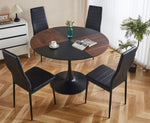 ZUN 47.2INCH TULIP ROUND DINING TABLE,OFFICE TABLE,COFFEE TABLE,120X120X74CM W234P208581