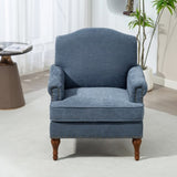 Accent Chair.Nailhead Trim Armchair for Living Room,Comfy Chenille Club Sofa Chair,Springs Cushions W3042P262907